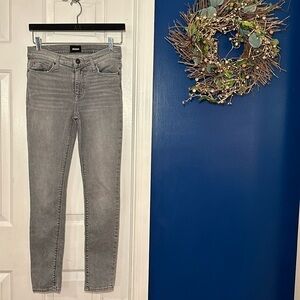 Women’s Hudson Gray Natalie Super Skinny Midrise Ankle Jeans Size 25